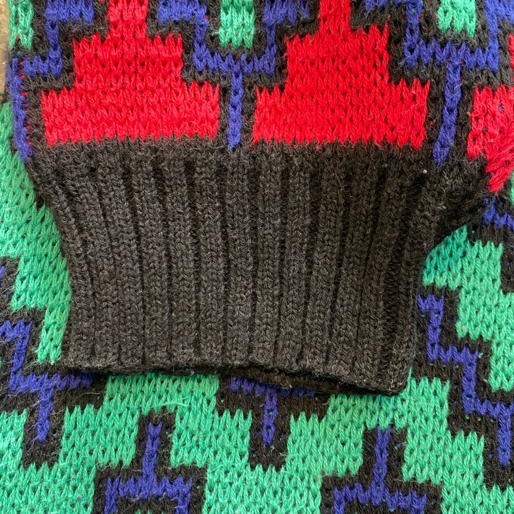 Vintage 90s Perry Ellis Sweater Men’s - Picture 4 of 7